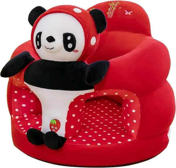 Red_White_Kids_Plush_Sofa_Chair,_Animal_Design,_Pink_Cat,_40_X_35_Cm,_Striped_Interior
