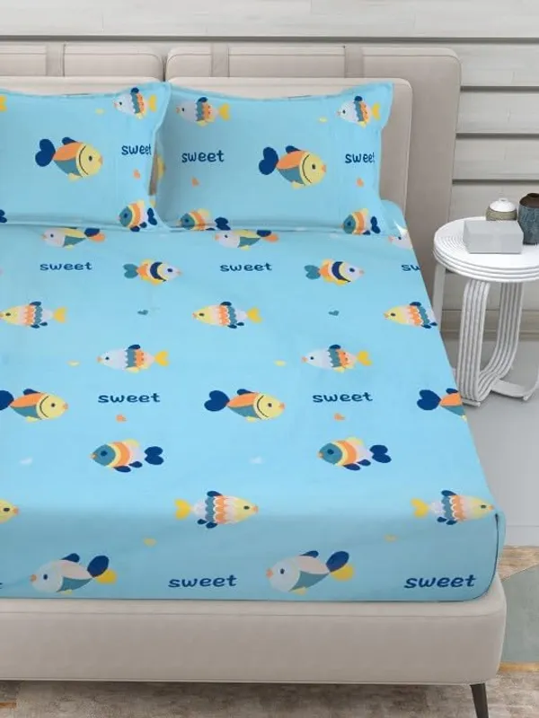 Sky_Blue_Kids_Print_Bedsheet_For_Kids_Room_Flat_Bedsheet_With_2_Pillow_Covers_90_X_100_In