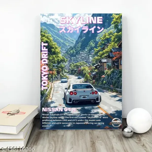 Syline_Gt_R_Anime_Style_A3_Without_Frame_Size_Wall_Poster