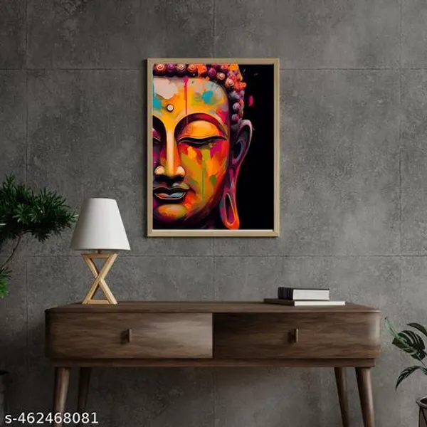 Buddha_Painting_A3_Unframed_Wall_Poster_Poster_For_Room_Home_And_Office_Decor_Multicolor_Pack_Of_1