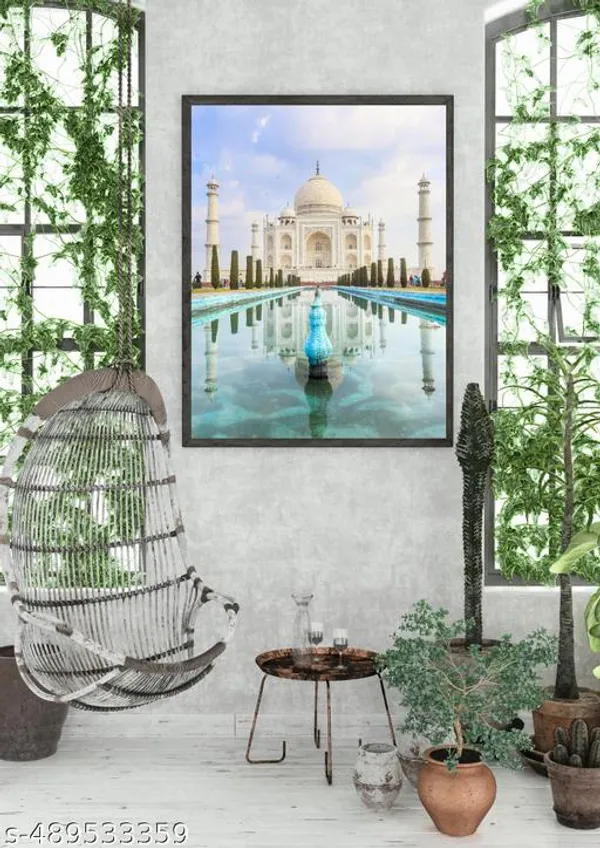 Taj_Mahal_Unframed_A3_Wall_Poster_Poster_For_Room_Home_And_Office_Decor_Multicolor_Pack_Of_1