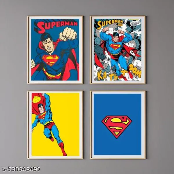 Pack_Of_4_Supman_A4_Without_Frame_Wall_Poster_Poster_For_Room_Home_And_Office_Decor_Multicolor_Pack_Of_1
