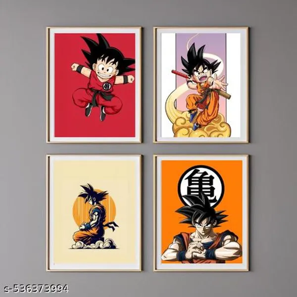 Pack_Of_4_Goku_A4_Without_Frame_Wall_Poster_Poster_For_Room_Home_And_Office_Decor_Multicolor_Pack_Of_1