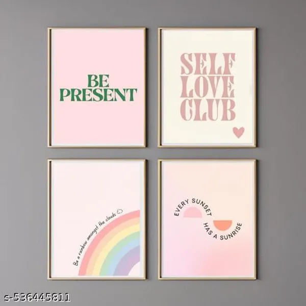 Pack_Of_4_Self_Love_A4_Without_Frame_Wall_Poster_Poster_For_Room_Home_And_Office_Decor_Multicolor_Pack_Of_1