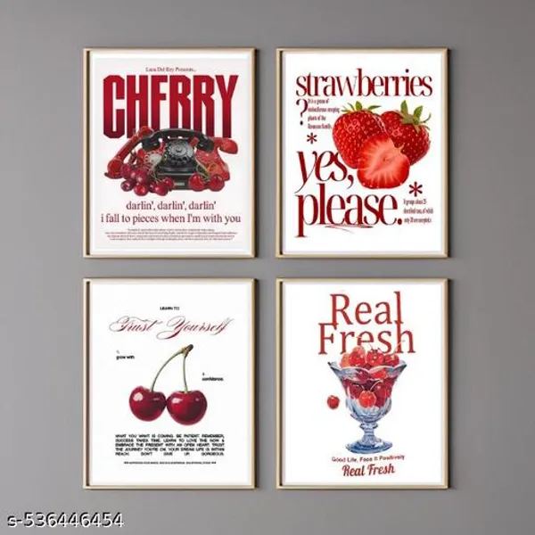 Pack_Of_4_Red_Cherry_A4_Without_Frame_Wall_Poster_Poster_For_Room_Home_And_Office_Decor_Multicolor_Pack_Of_1