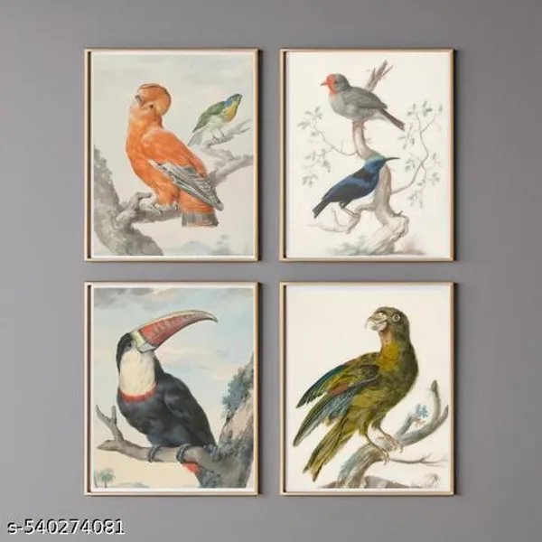 Pack_Of_4_Birds_Paintings_A4_Without_Frame_Wall_Poster_Poster_For_Room_Home_And_Office_Decor_Multicolor_Pack_Of_1