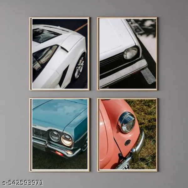 Pack_Of_4_Cars_1_A4_Without_Frame_Wall_Poster_Poster_For_Room_Home_And_Office_Decor_Multicolor_Pack_Of_1
