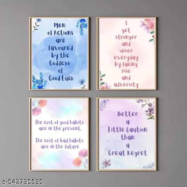 Pack_Of_4_Book_Quotes_1_A4_Without_Frame_Wall_Poster_Poster_For_Room_Home_And_Office_Decor_Multicolor_Pack_Of_1