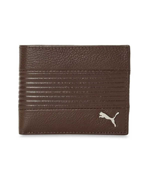 Puma_Leather_Cruise_V2_Bi_Fold_Wallet_Espresso_Brown_Free_Size