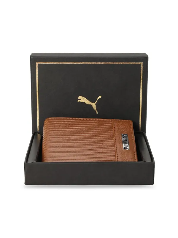 Puma_Unisex_Adult_Leather_Embossed_Wallet_Tan_9105602