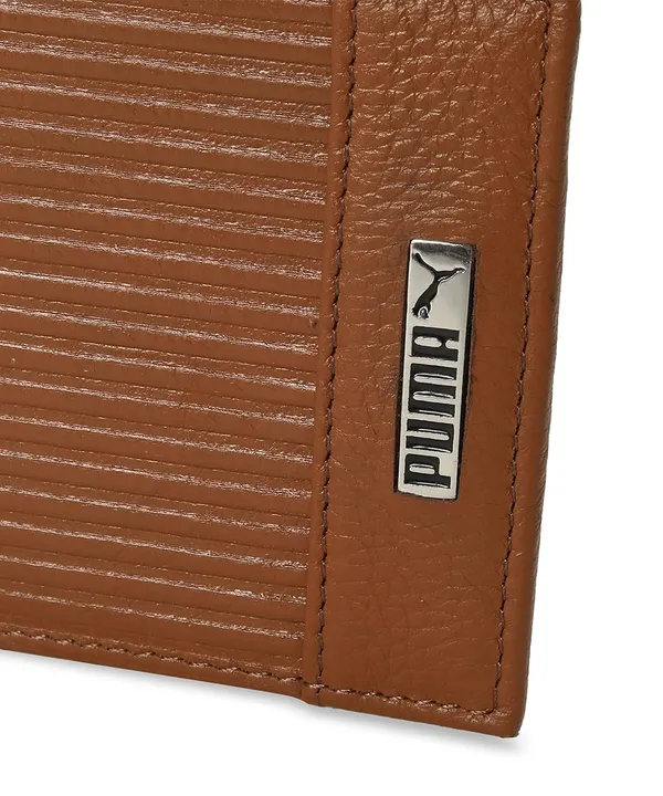 Puma_Unisex_Adult_Leather_Embossed_Wallet_Tan_9105602