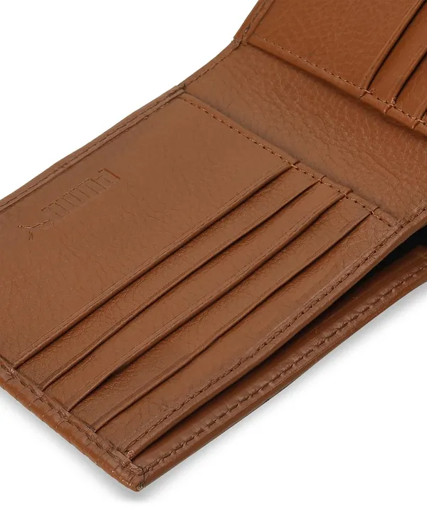 Puma_Unisex_Adult_Leather_Embossed_Wallet_Tan_9105602