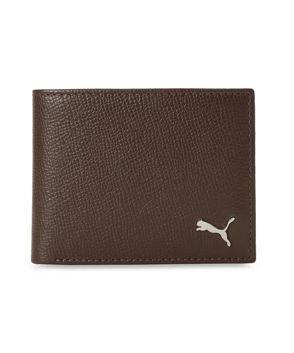 Puma_Unisex_Adult_Leather_Plain_Wallet_Brown_Mushroom_9105802