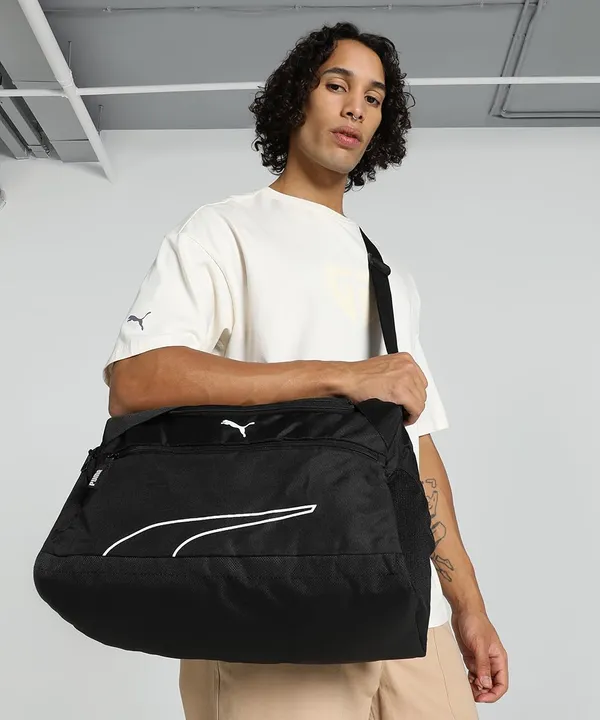 Puma_Polyester_Unisex_Adult_Fundamentals_Travel_Duffle_S_Black_9140101_24_Cm