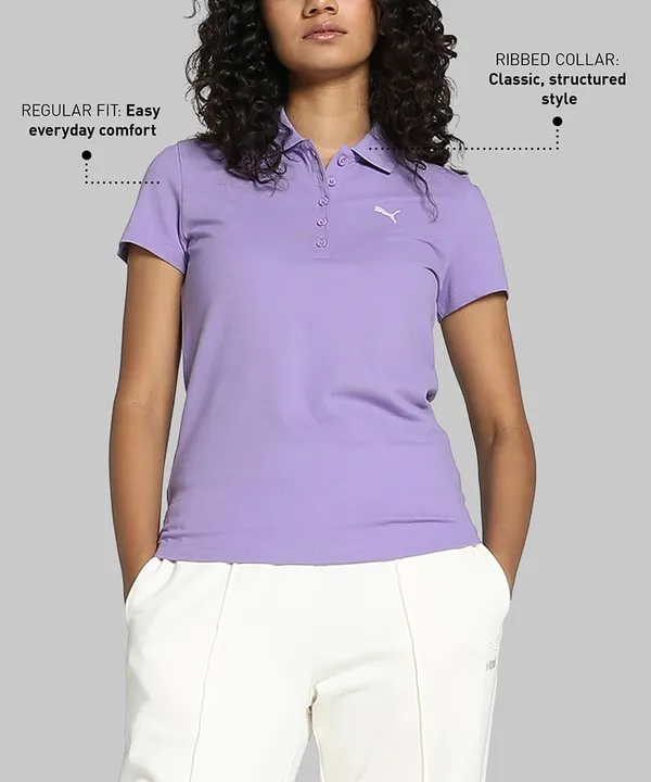 Puma_Women_Solid_Cotton_Essential_Logo_Regular_Fit_Polo_T_Shirt