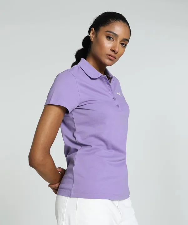 Puma_Women_Solid_Cotton_Essential_Logo_Regular_Fit_Polo_T_Shirt