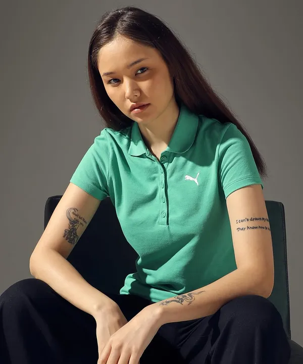 Puma_Women_Solid_Cotton_Essential_Logo_Regular_Fit_Polo_T_Shirt