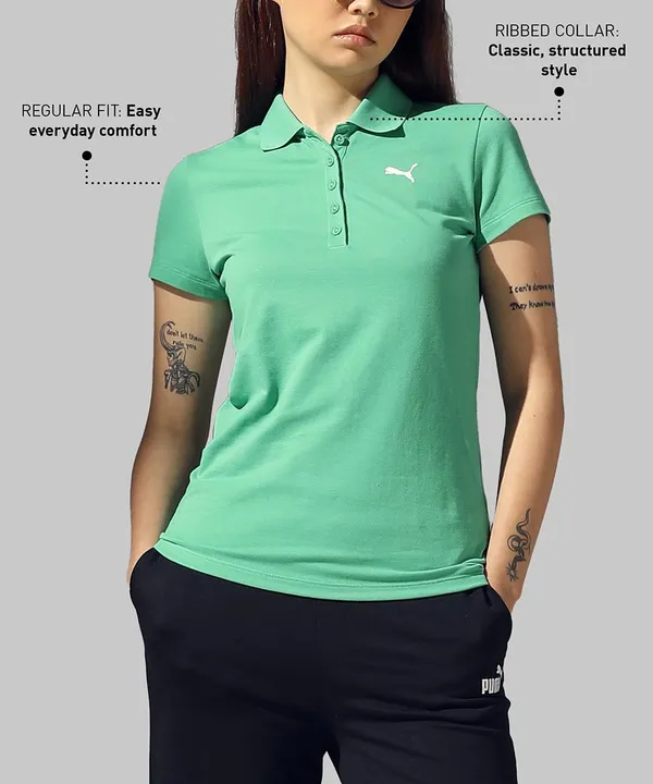 Puma_Women_Solid_Cotton_Essential_Logo_Regular_Fit_Polo_T_Shirt