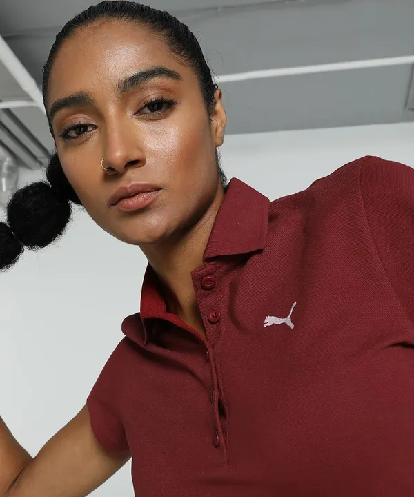 Puma_Women_Solid_Cotton_Essential_Logo_Regular_Fit_Polo_T_Shirt