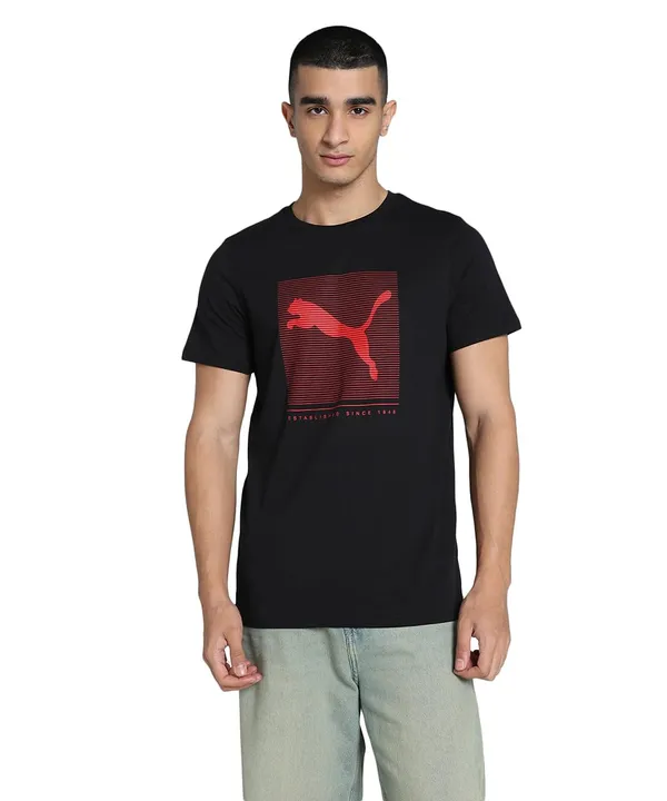 Puma_Men_S_Cotton_Essential_Stripped_Logo_Graphic_Print_Solid_Classic_Fit_Tees