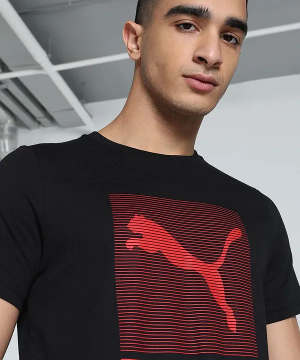 Puma_Men_S_Cotton_Essential_Stripped_Logo_Graphic_Print_Solid_Classic_Fit_Tees