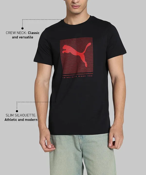 Puma_Men_S_Cotton_Essential_Stripped_Logo_Graphic_Print_Solid_Classic_Fit_Tees