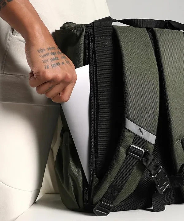Puma_Pro_Urbn_Backpack_Dark_Olive_One_Size