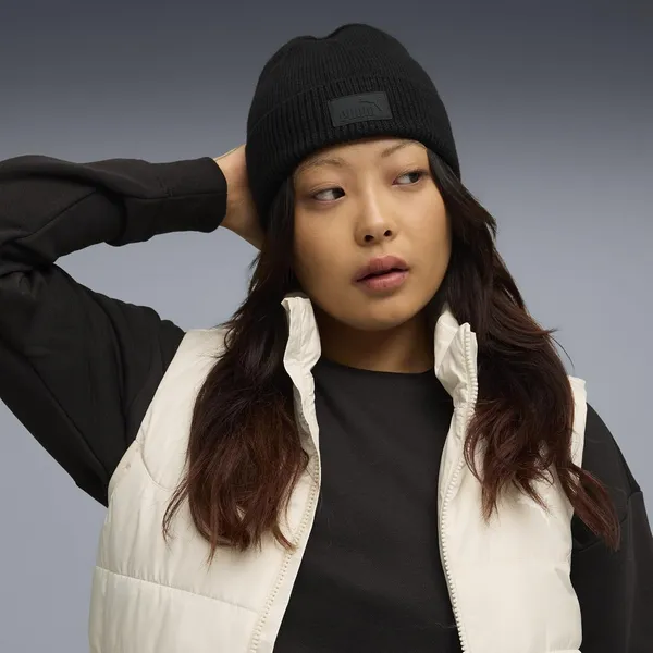 Puma_Essentials_Elevated_Low_Crown_Beanie_Black_Osfa