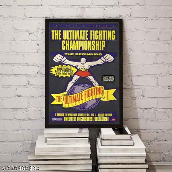 Ufc_1_A3_Without_Frame_Wall_Poster_Poster_For_Room_Home_And_Office_Decor_Multicolor_Pack_Of_1