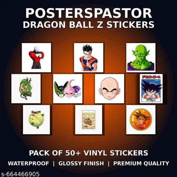 Pack_Of_50_Dbz_Vinyl_Sticker_Pack_Glossy_And_Waterproof