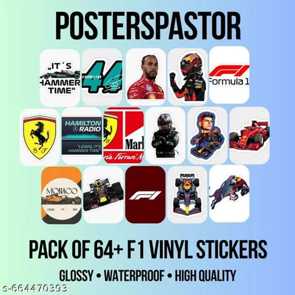 Pack_Of_64_F1_Vinyl_Sticker_Pack_Glossy_And_Waterproof
