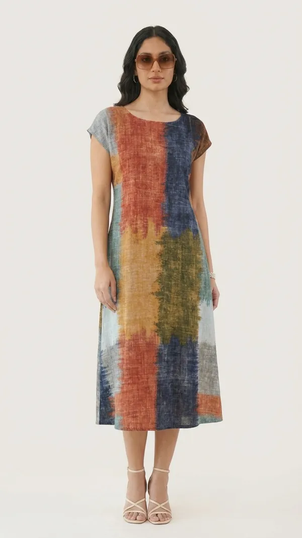 Earthstroke_Linen_Midi_Dress