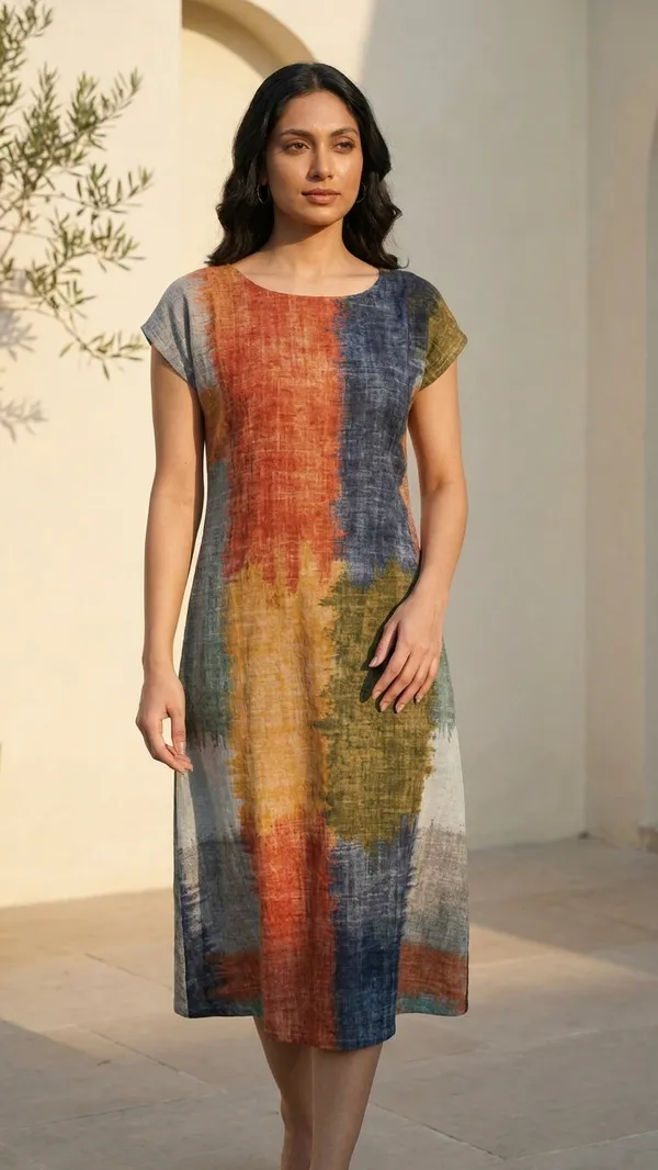 Earthstroke_Linen_Midi_Dress