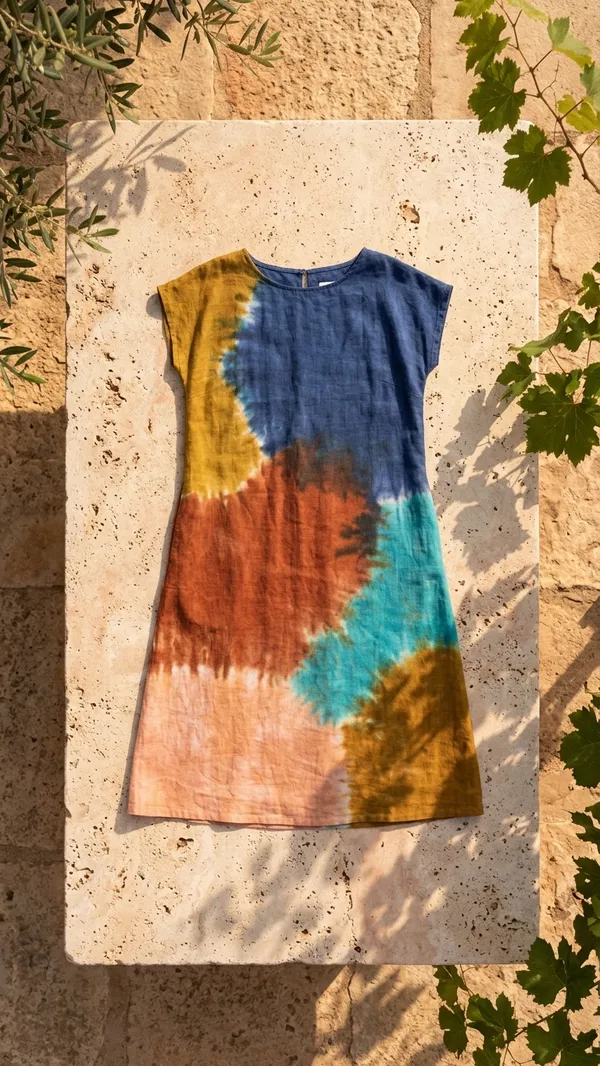 Artisan_Earth-Tone_Linen_Blend_Dress