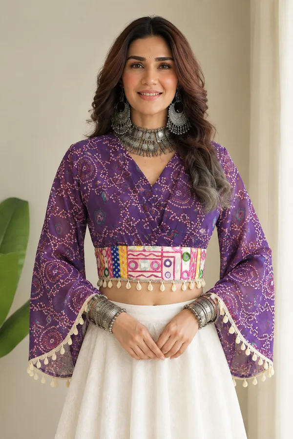 Mehrab_Bandhani_Bell-Sleeve_Top