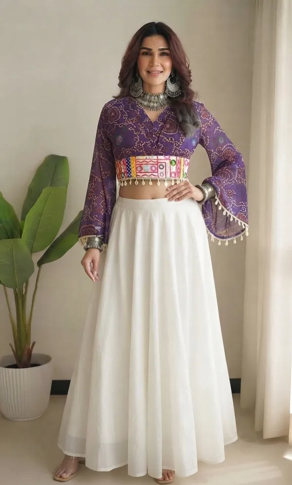 Mehrab_Bandhani_Bell-Sleeve_Top