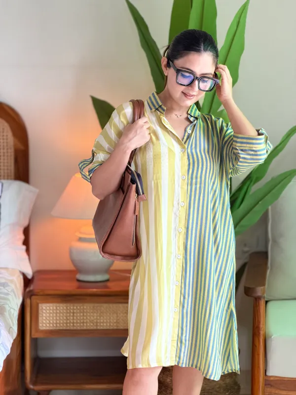 Lime_Linea_shirt_dress