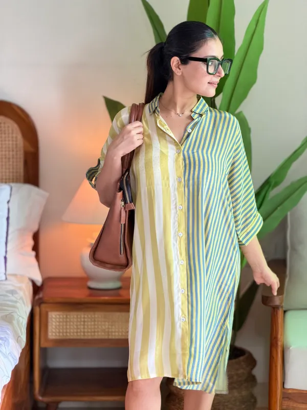 Lime_Linea_shirt_dress