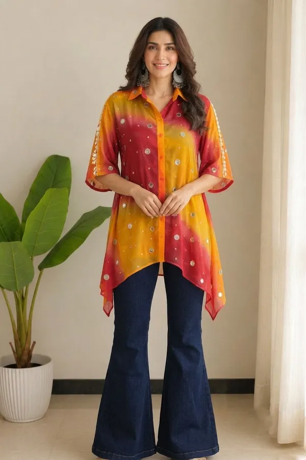 Rangilo_Georgette_Kaftan_Shirt