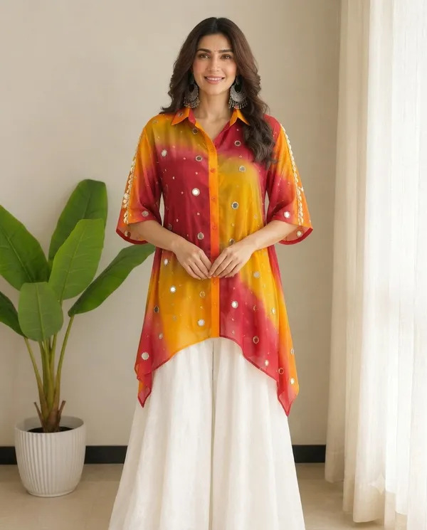 Rangilo_Georgette_Kaftan_Shirt