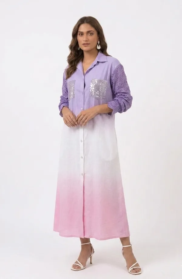 Purple_Pink_Shaded_Shirt_Dress