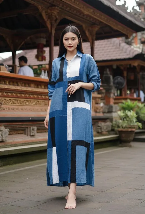 Indigo_Printed_Shirt_Dress