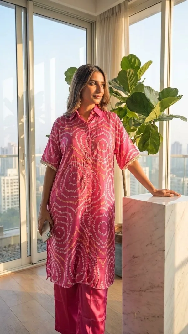 Rangrez_Bandhani_Kurta_Set