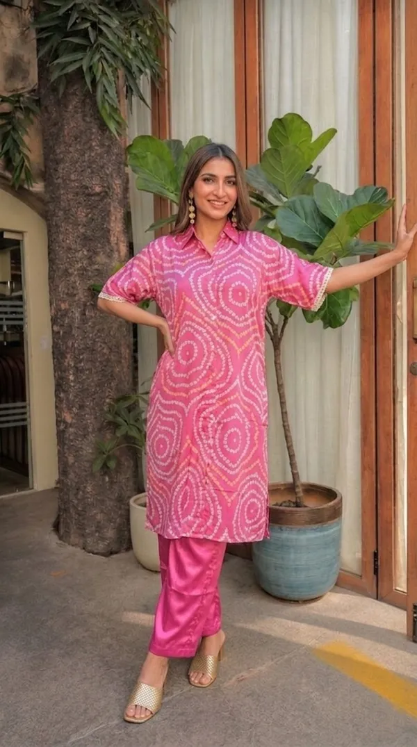 Rangrez_Bandhani_Kurta_Set