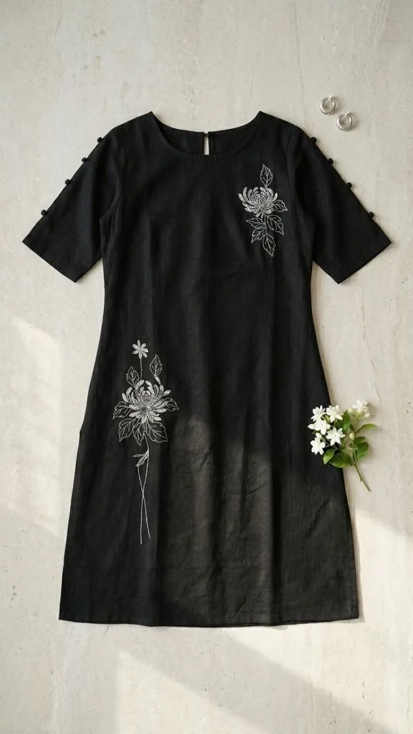 Signature_Noir_Embroidered_Dress