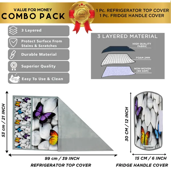 Appliances_Cover_Combo_Set_of_(1_Pc._Fridge_Top_Cover_+_1_Pc._Fridge_Handle_Cover)