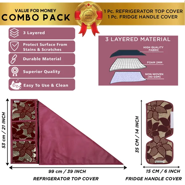 Appliances_Cover_Combo_Set_of_(1_Pc._Fridge_Top_Cover_+_1_Pc._Fridge_Handle_Cover)