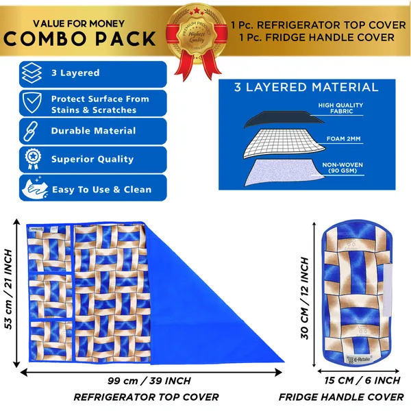 Appliances_Cover_Combo_Set_of_(1_Pc._Fridge_Top_Cover_+_1_Pc._Fridge_Handle_Cover)