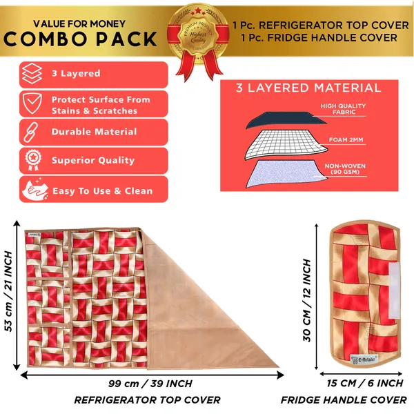 Appliances_Cover_Combo_Set_of_(1_Pc._Fridge_Top_Cover_+_1_Pc._Fridge_Handle_Cover)