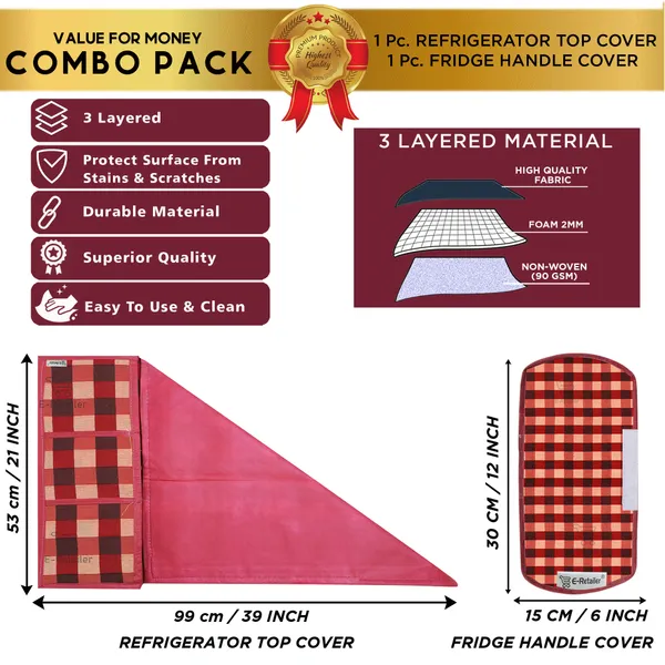 Appliances_Cover_Combo_Set_of_(1_Pc._Fridge_Top_Cover_+_1_Pc._Fridge_Handle_Cover)